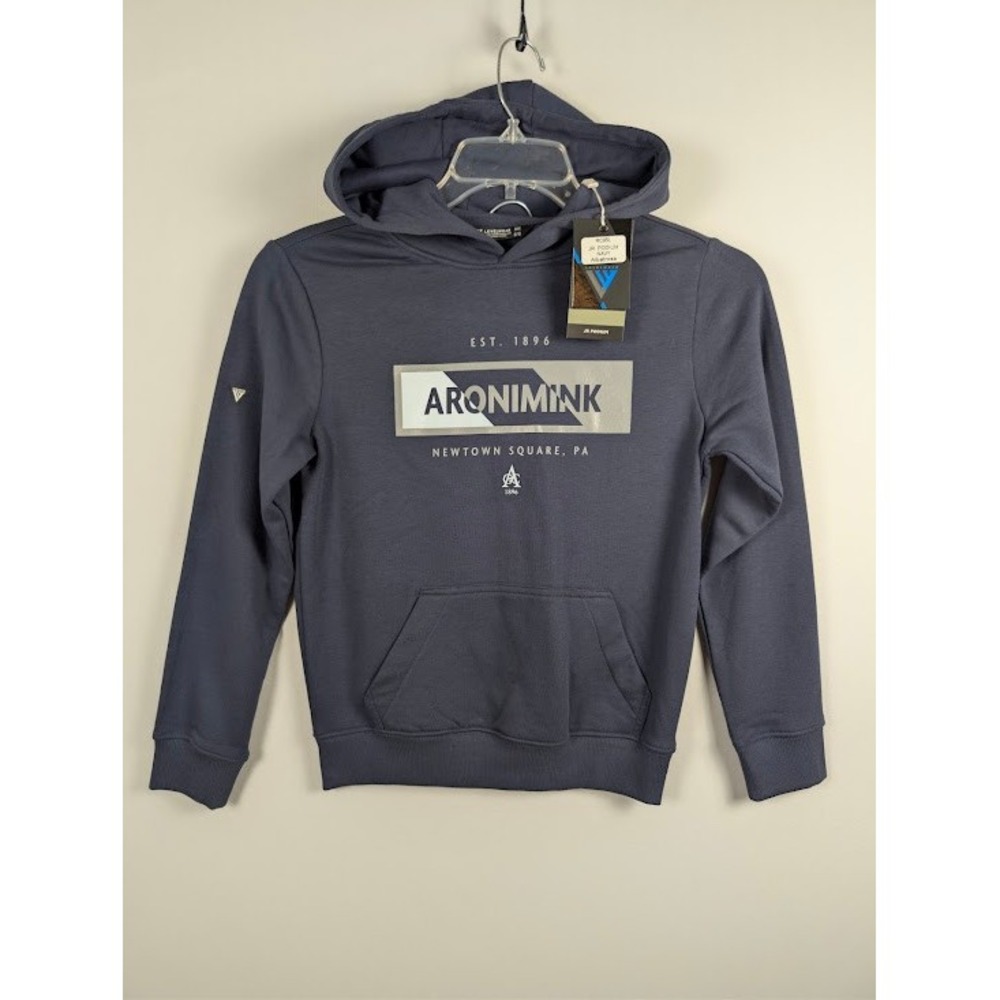 Levelwear Aronimink Golf Club Hoodie Youth Size M 8/10 Navy Blue Kids Boys Girls